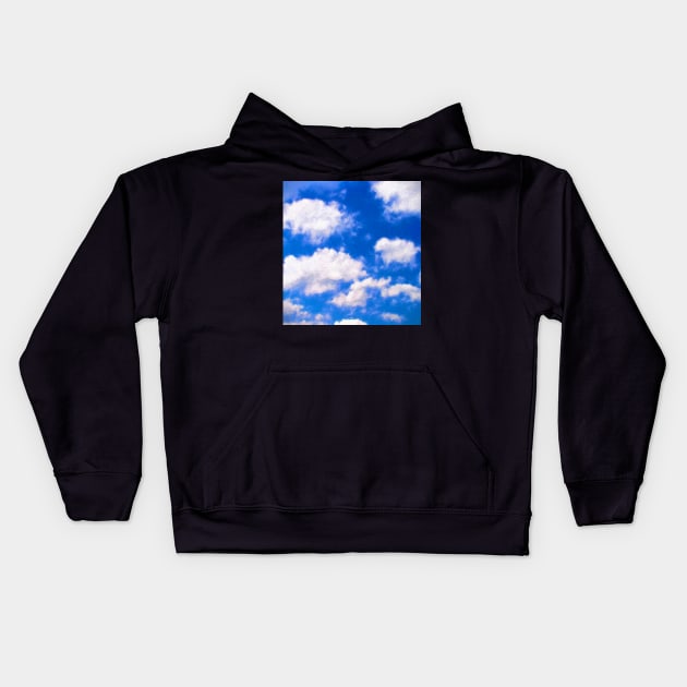 Clouds Kids Hoodie by robophoto